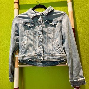 Blue Denim Cat & Jack  Embroidered Jacket, 10-12